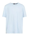 Theory Man T-shirt Pastel Blue Size Xl Cotton