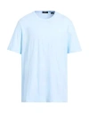 Theory Man T-shirt Sky Blue Size S Cotton