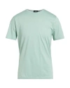 Theory Man T-shirt Deep Jade Size Xs Cotton In Blue