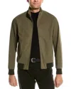 Theory Marco Precision Track Jacket In Green