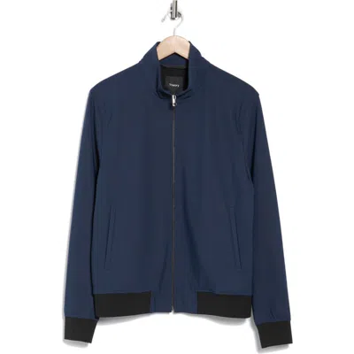 Theory Marco Precision Track Jacket In Navy