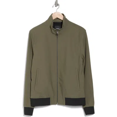 Theory Marco Precision Track Jacket In Green