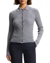 Theory Marl Ribbed Cardigan