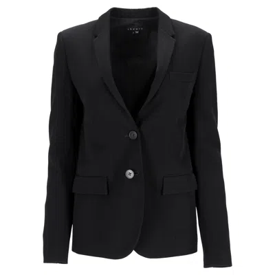 Theory Matilda Blazer In Black Wool