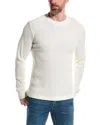 Theory Mattis Waffle Knit Long Sleeve T-shirt In White
