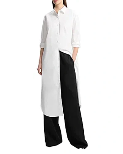 Theory Maxi Shirt Dress In White
