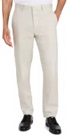 THEORY MAYER LINEN PANTS LIMESTONE