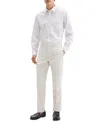Theory Mayer Melange Solid Soft Tailoring Suit Pants In Fog