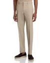 Theory Mayer Melange Solid Soft Tailoring Suit Pants In Light Walnut