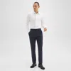Theory Mayer Pant In Stretch Wool In Navy