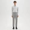 Theory Mayer Pant In Stretch Wool In Vapor Melange