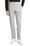 Theory Mayer Melange Solid Soft Tailoring Suit Pants In Greenstone