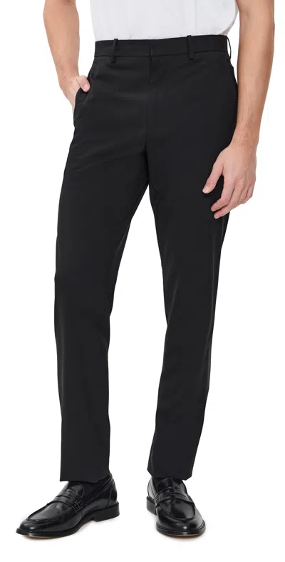 Theory Mayer Stretch Wool Pants Deep Black