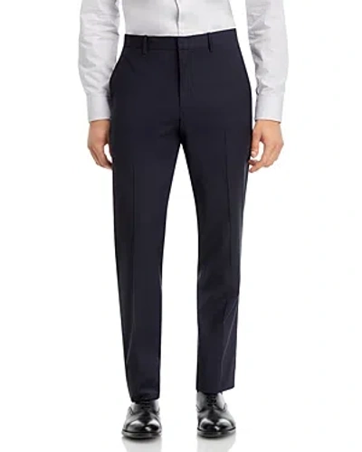Theory Mayer Tonal Plaid Slim Fit Suit Pants In Navy Multi
