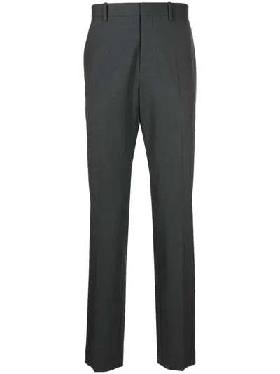 Theory Mayer Virgin-wool Blend Tailored Trousers In Grey