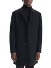 Theory Men's Almec Wool Overcoat In Blue