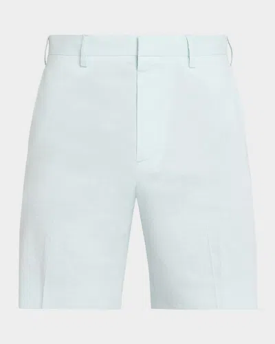 Theory Men & Apos;s Organic Linen Classic Fit Shorts In Green