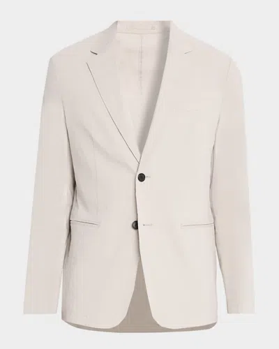Theory Men & Apos;s Organic Linen Single-breasted Blazer In Neutral