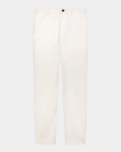 Theory Men & Apos;s Zaine Cotton-stretch Straight Leg Pants In Oat Milk