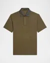 Theory Kayser Modal Jersey Polo In Green