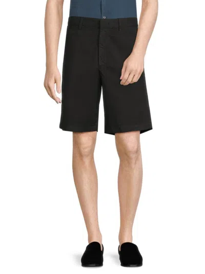 Theory Men's Baxter Solid Shorts In Black