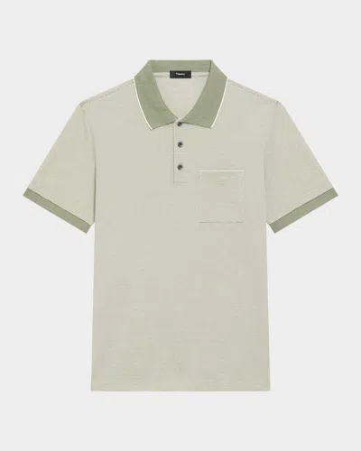 Theory Men's Birdseye Pique Pocket Polo Shirt