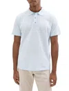 Theory Men's Bron Cotton Polo Shirt In White