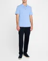 Theory Bron Polo Shirt In Anemone Modal Jersey In Seaside