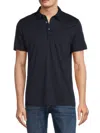 Theory Men's Bron Solid Polo In Eclipse