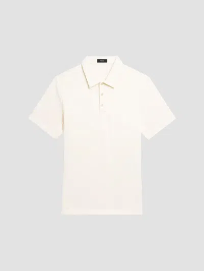 Theory Men's Bron Stretch Jersey Polo Shirt In Neutral