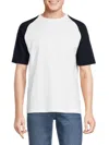 Theory Cassius Athletic T-shirt In White Black