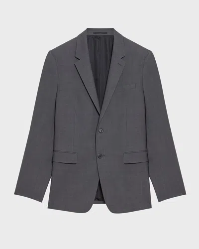 Theory Men's Chambers Stretch Wool Blazer In Gray