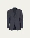 Theory Chambers Virgin Wool-blend Twill Suit Jacket In Eclipse