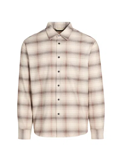 Theory Men's Check Cotton Flannel Shirt In Multi