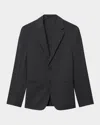 Theory Clinton Travel Motion Wool Blend Blazer In Chmg