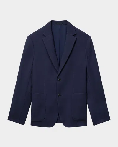 Theory Men's Clinton Grid Suiting Sport Coat In Nav