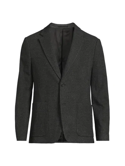 Theory Men's Clinton Knit Twill Blazer In Black