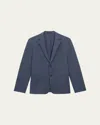 Theory Men's Clinton Precision Ponte Blazer In Finch