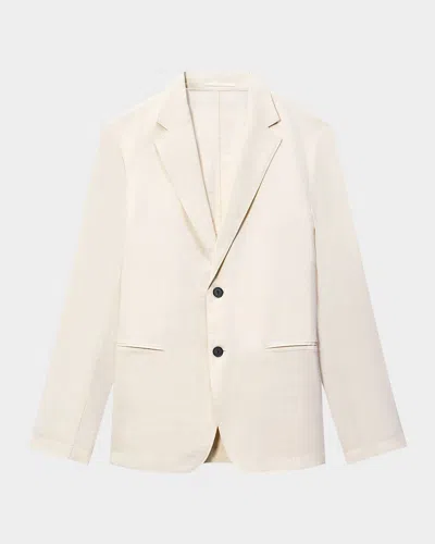 THEORY MEN'S CLINTON SLIM BLAZER IN RELAXED LINEN