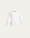 Theory Men's Cosmos Essential Long-sleeve T-shirt In White