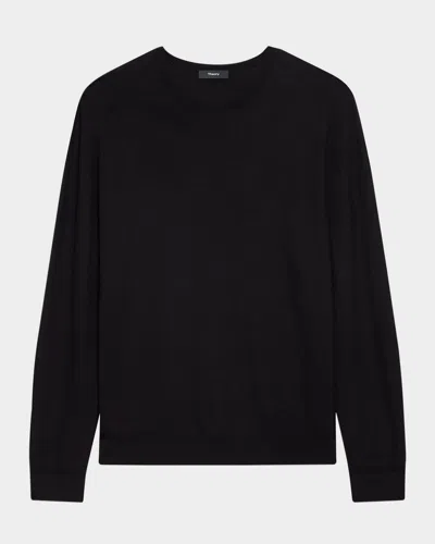 Theory Men's Crewneck Sweater In Silk-cotton