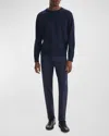 Theory Toby Thermal Wool Blend Sweater In Baltic