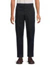 Theory Men's Curtis Cotton-blend Cargo Pants In Black