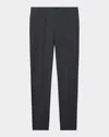 Theory Curtis Travel Slim Fit Wool Pants In Chmg