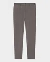 Theory Curtis Travel Slim Fit Wool Pants In Walnut Mel
