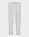 Theory Curtis Precision Ponte Slim Fit Pants In Fog