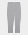 Theory Curtis Pintuck Precision Pants In Soft Grey