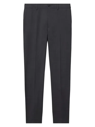 Theory Men's Curtis Wool-blend Trousers In Gray
