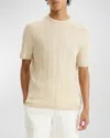 Theory Damian Tee In Cotton In Sand