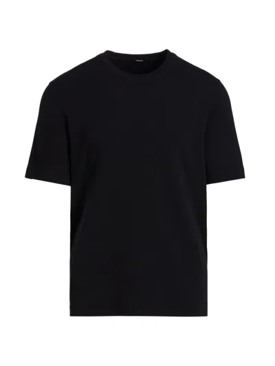 Theory Men's Delroy Cotton-blend T-shirt In Black